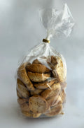Friselline artigianali di farro – Friselline di Mammà fatte a mano con farina di farro, olio, strutto, lievito e sale – Busta da 300g – Specialità pugliese croccante – €3,60