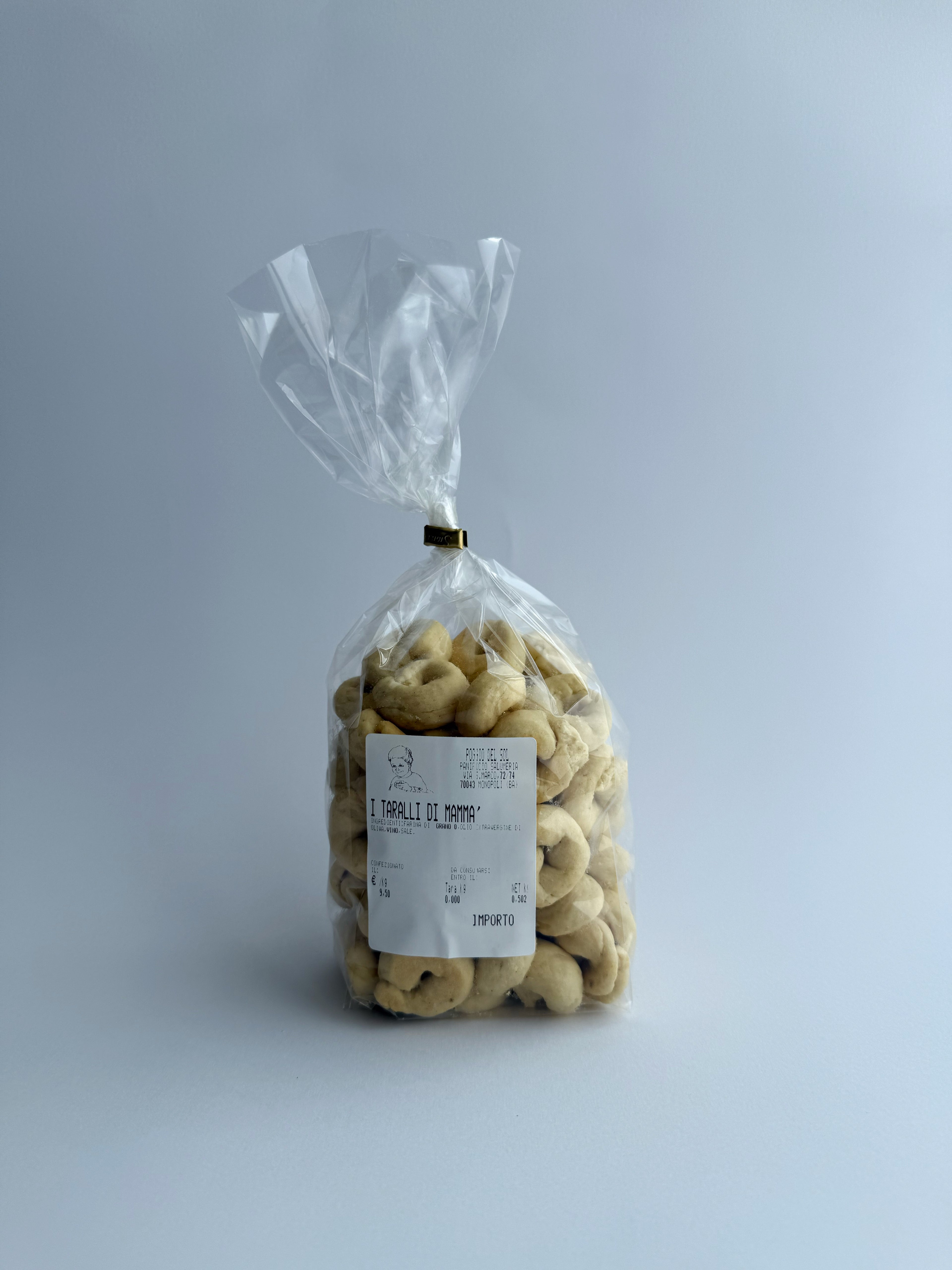 Taralli di mammà bolliti - Fatti a mano - 500 gr